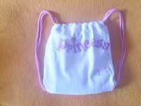 2w1 Plecak plażowy róż+ ręcznik frotte 170x70 z napisem Princess Laura