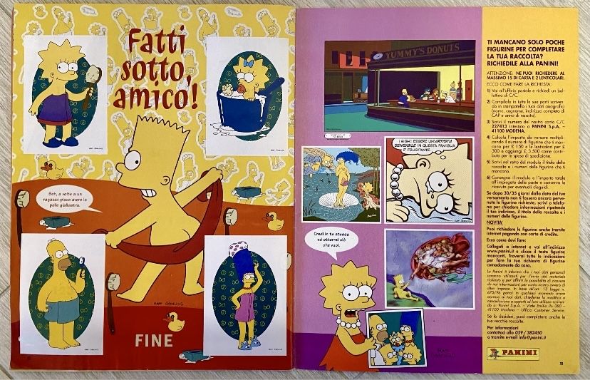 Супер ціна!!! Колекційний альбом Panini наклейок із сімейкою Сімпсонів