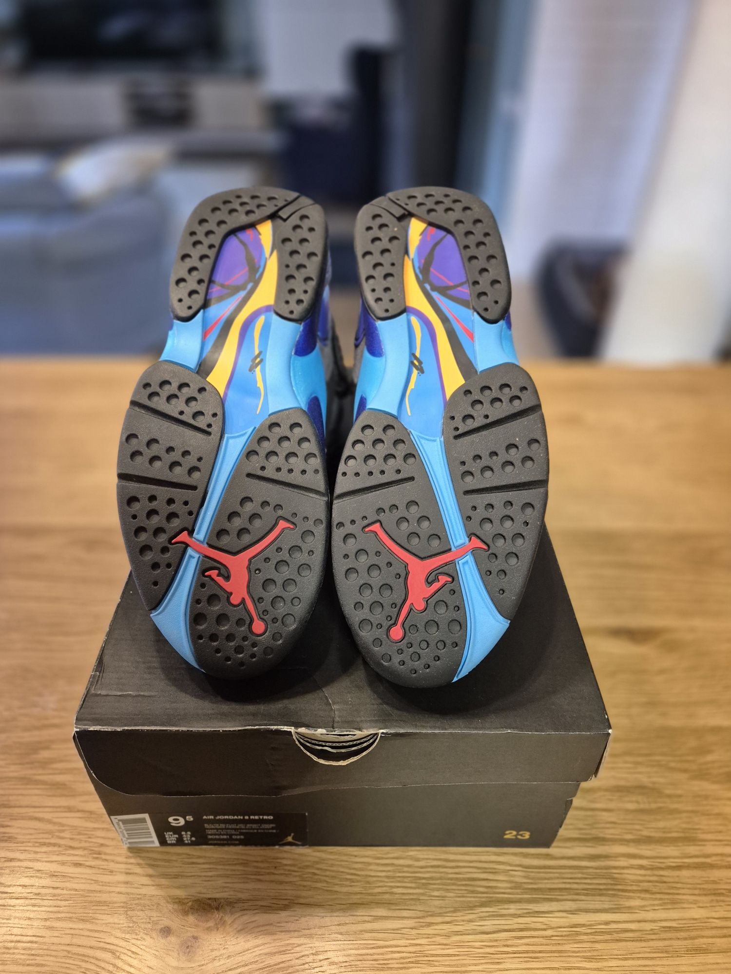 Air Jordan 8 Retro Aqua (2015), r.43, DS.
