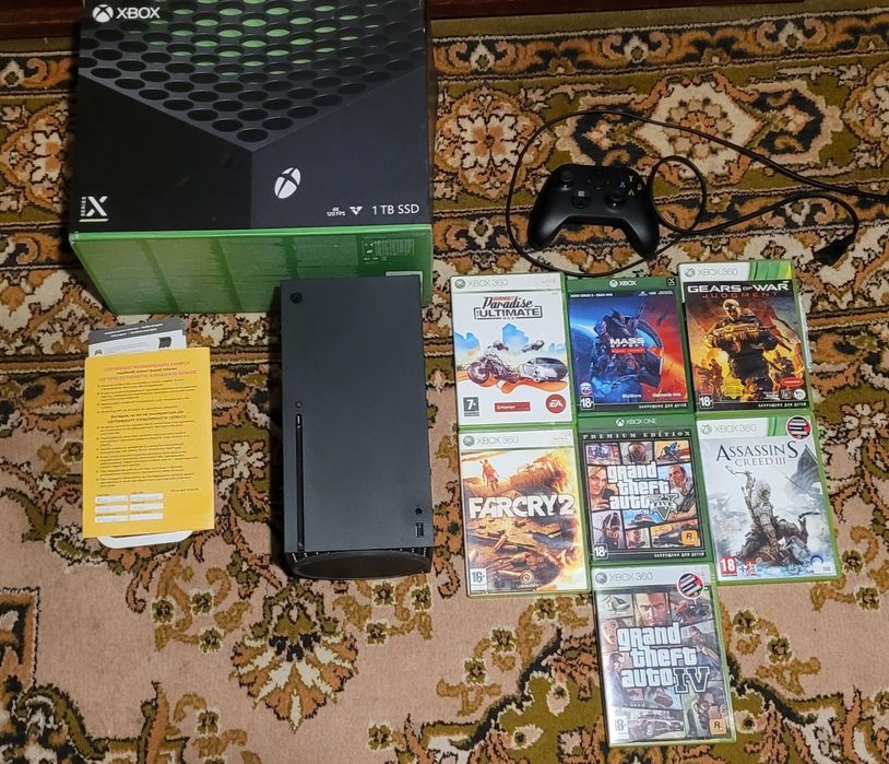 Xbox series x 1tb + ігри