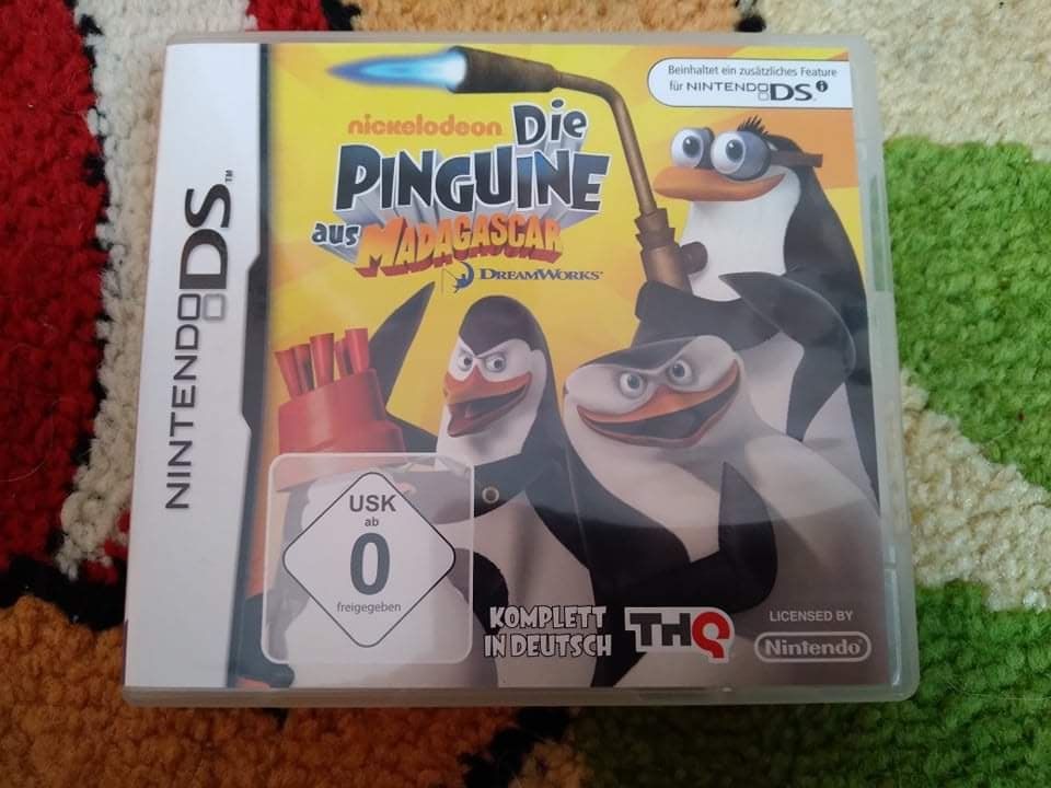 Pingwiny z Madagaskaru Nintendo Ds