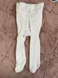 Biale rajstopy h&m 50-56 baby born noworodek