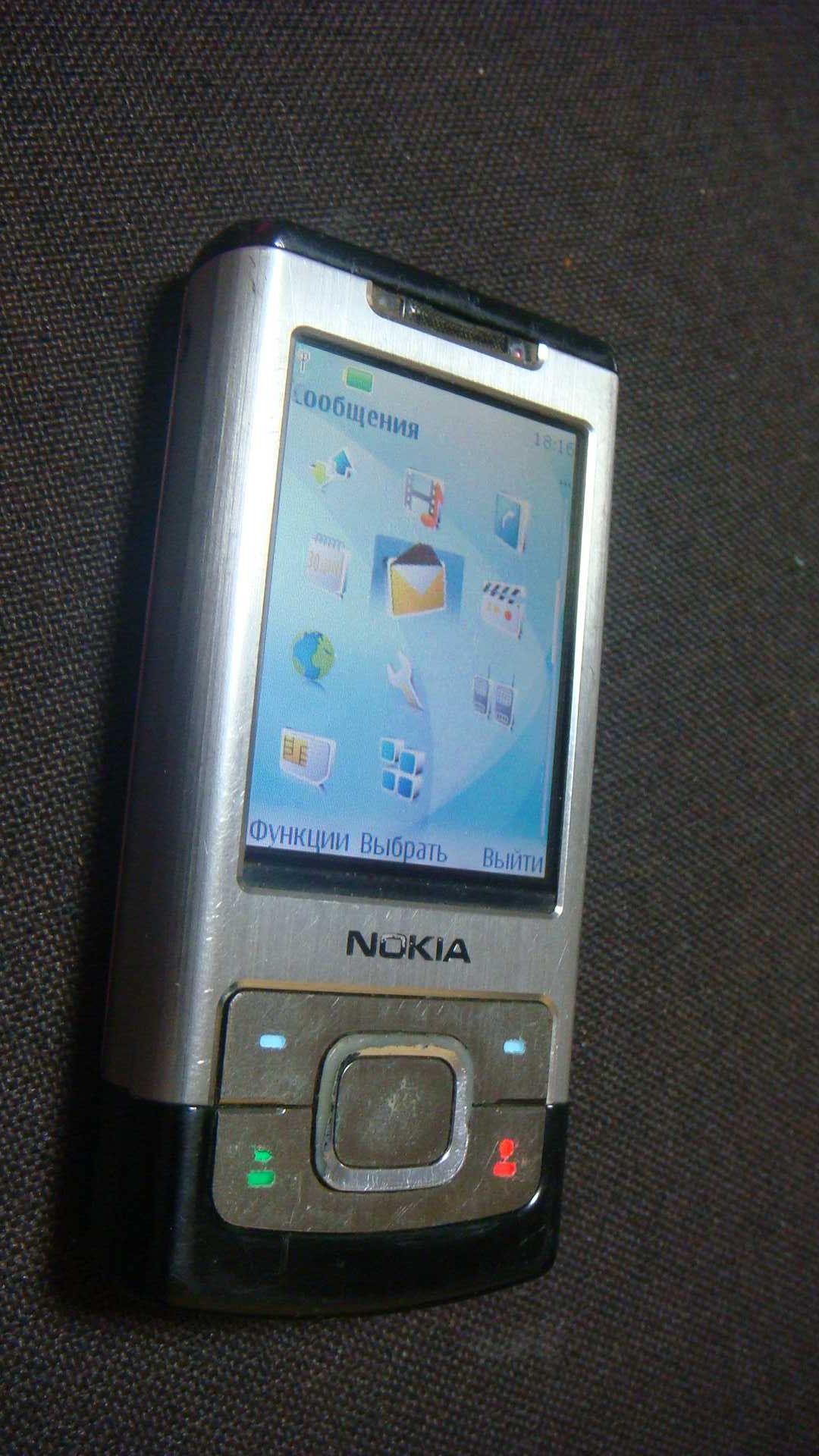 Мобильный телефон Слайдер (Ротатор) Nokia 6500 S с радио, медиаплеер