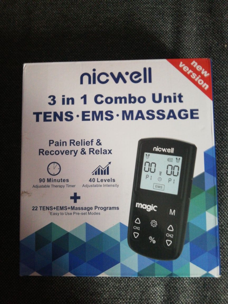 NICWELL. 3in1 combo unit tens - ems - massage