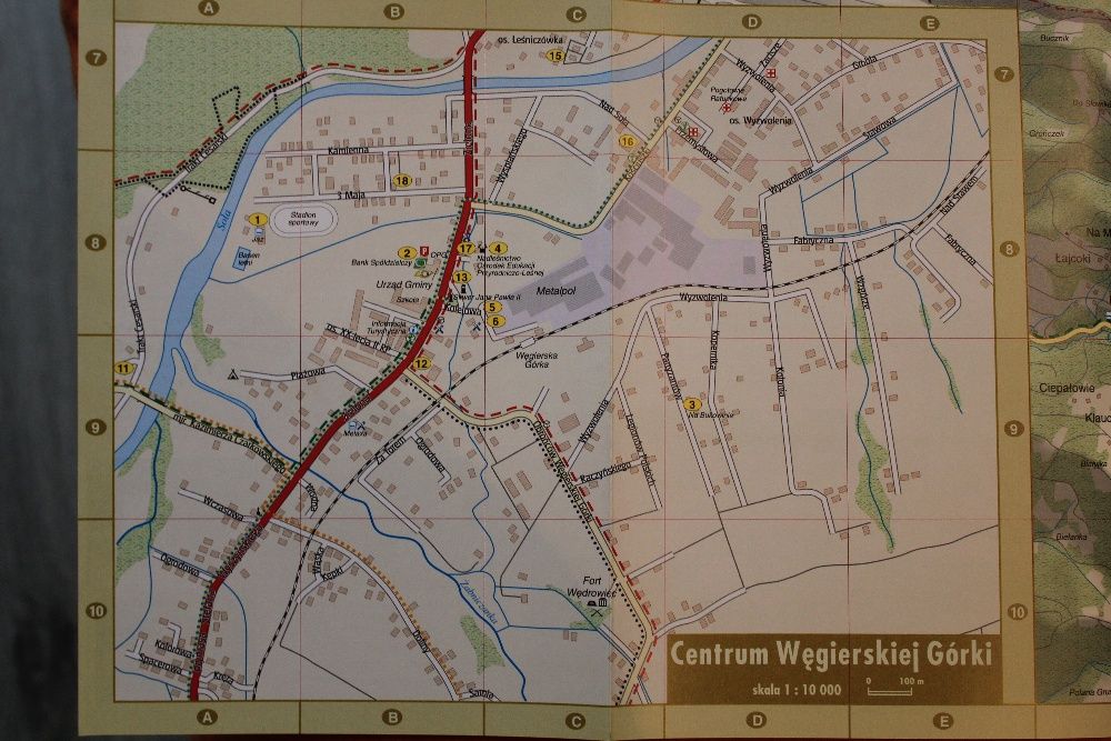 Gmina Węgierska Górka-mapa-536