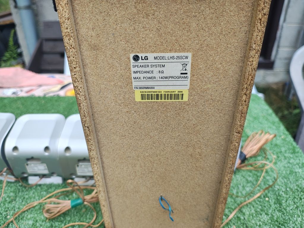 Kolumny LG subwoofer 5.1 6ohm