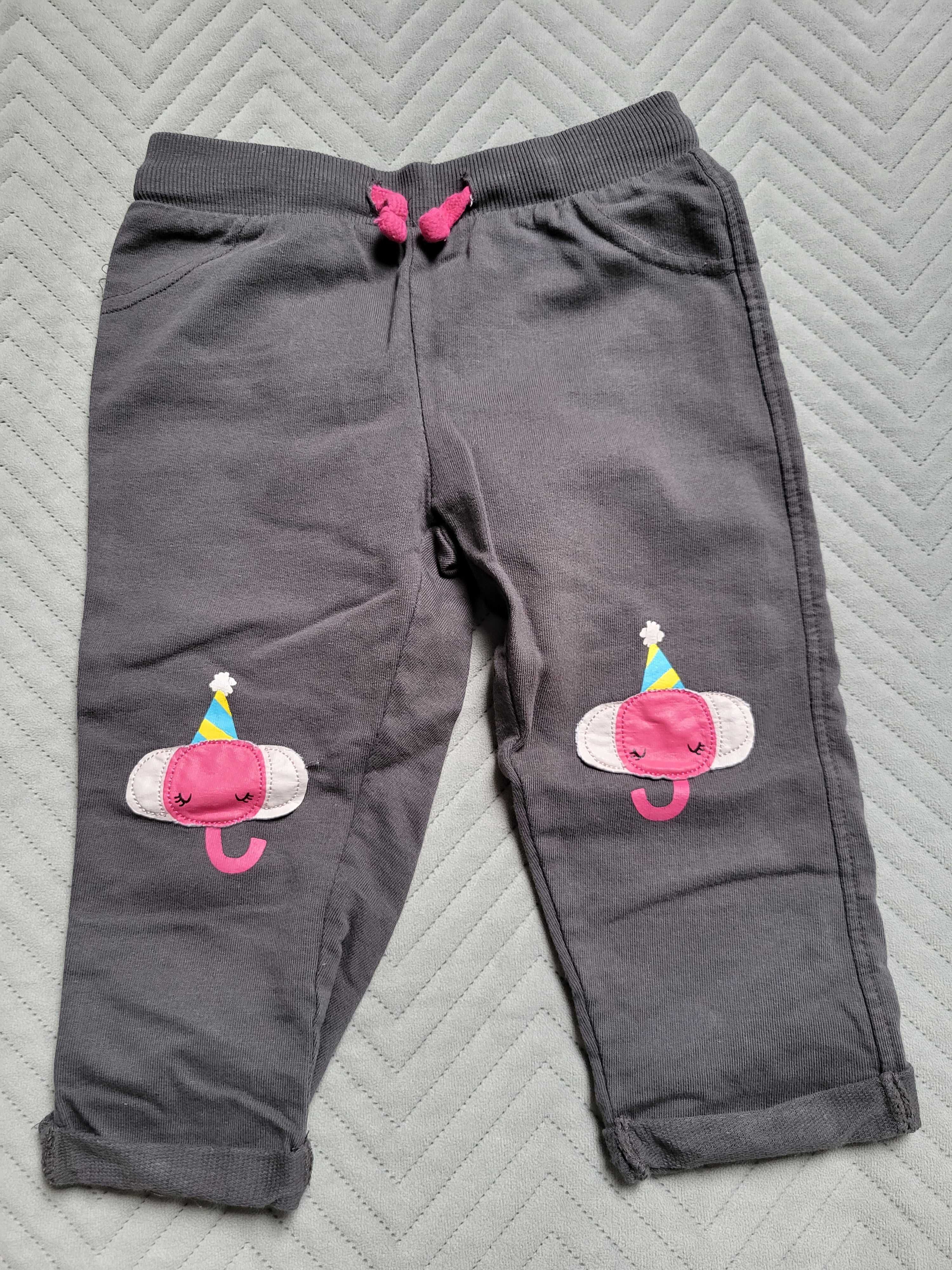 Spodnie dresowe ze słonikami Pepco So cute 86