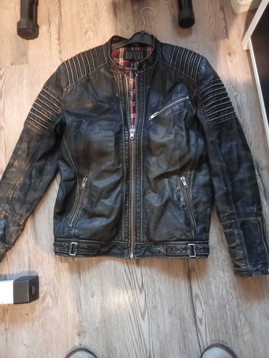 Kurtka skórzana męska
