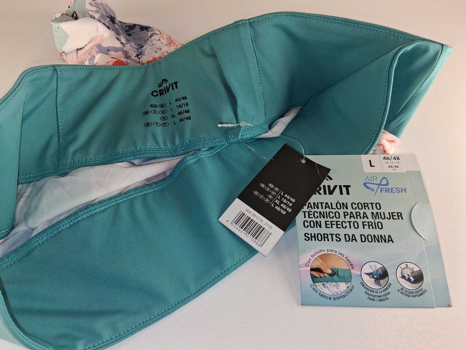 A202 Crivit Spodenki Techniczne Damskie Szorty Sportowe L 44/46