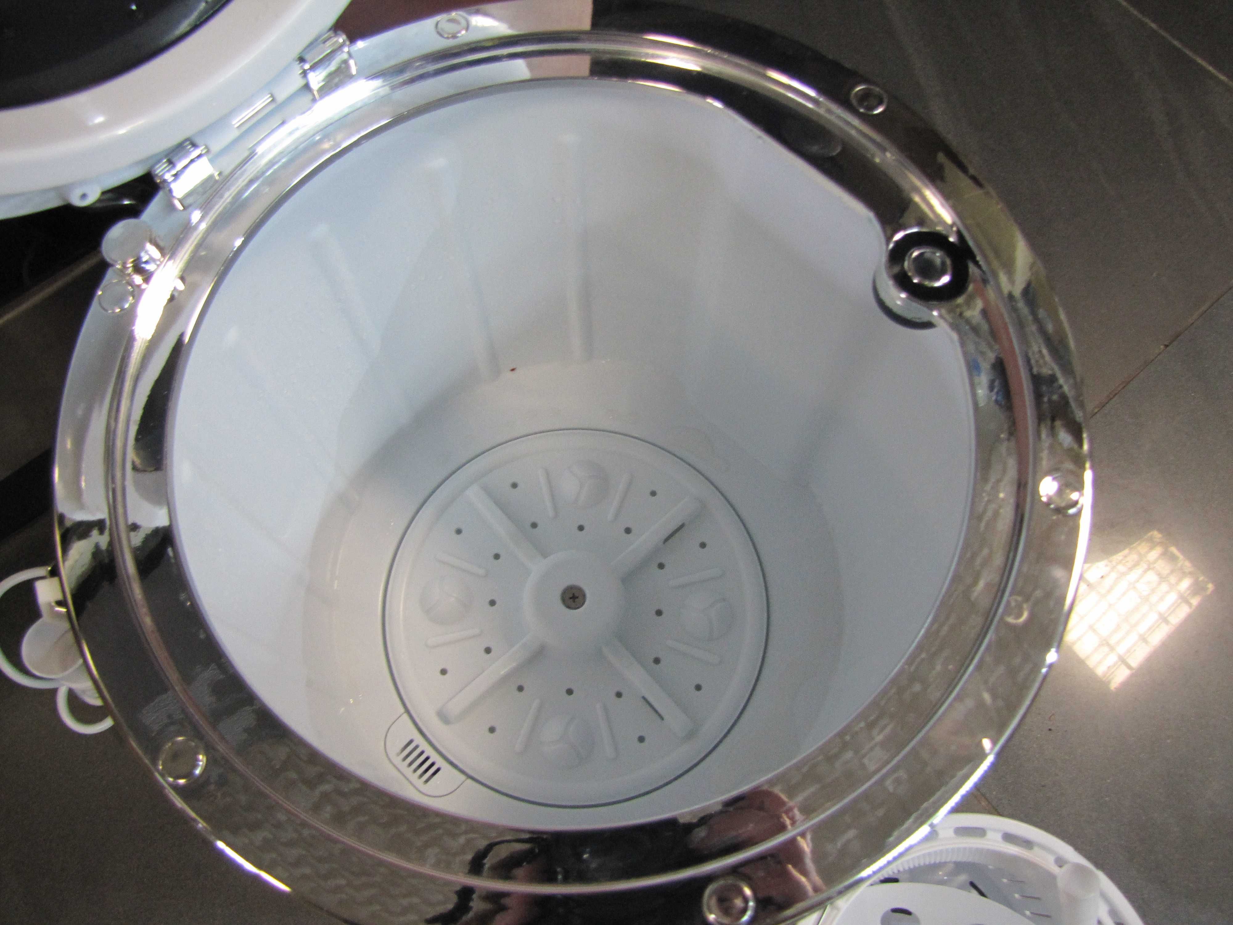 Pralka mini kempingowa z wirówką OneConcept 3,5 kg 260W czarna