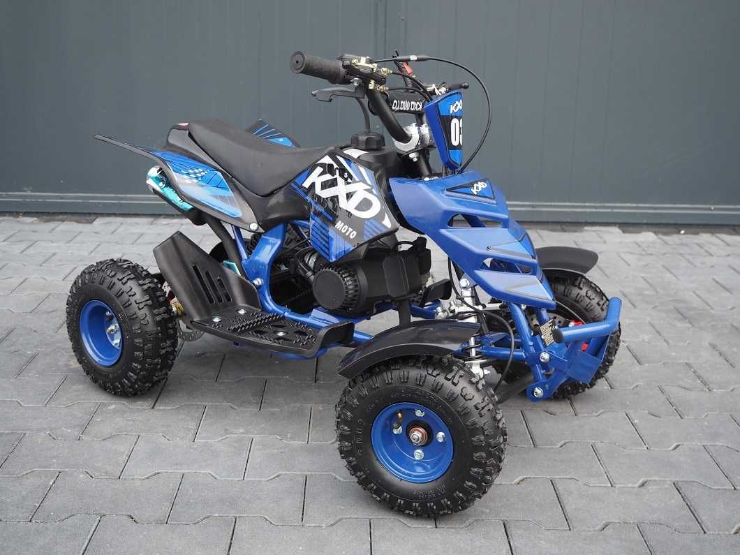 Mini quad spalinowy kład 49 50 cc kxd koła 4 6 cale wysyłka szarpak