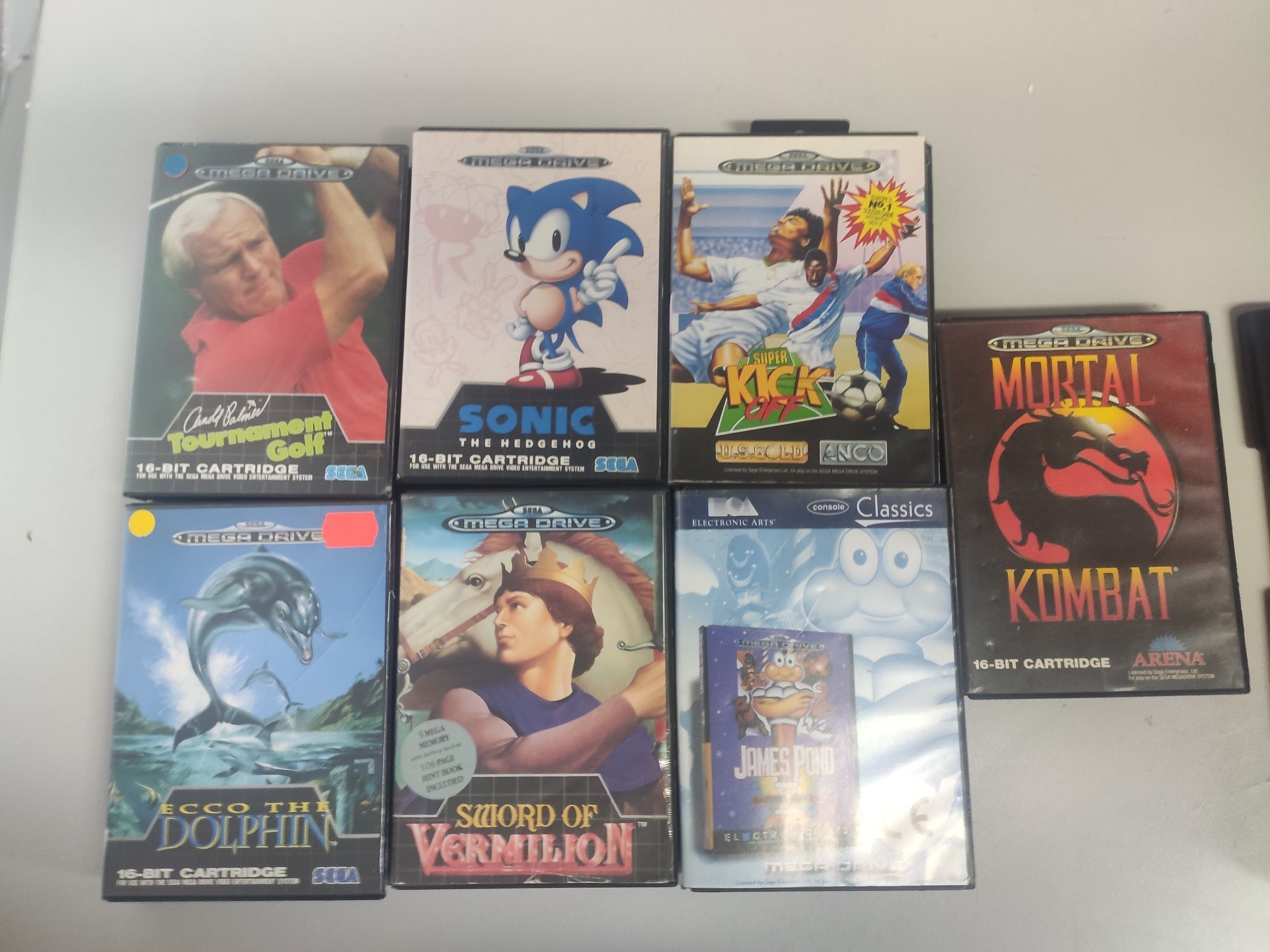 29 gier Sega Mega Drive