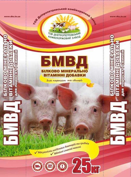 БМВД для свиней фінішер 10% (70-110кг)