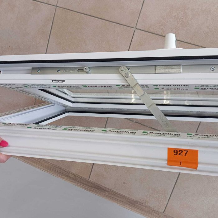 Okno PCV szyba podwójna otwierane/uchylne domek holenderski angielski