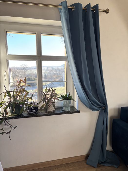 Zasłony zaciemniające + firany Ikea