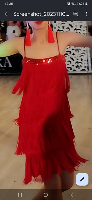 Сукня латина для спортивно- бальних танців