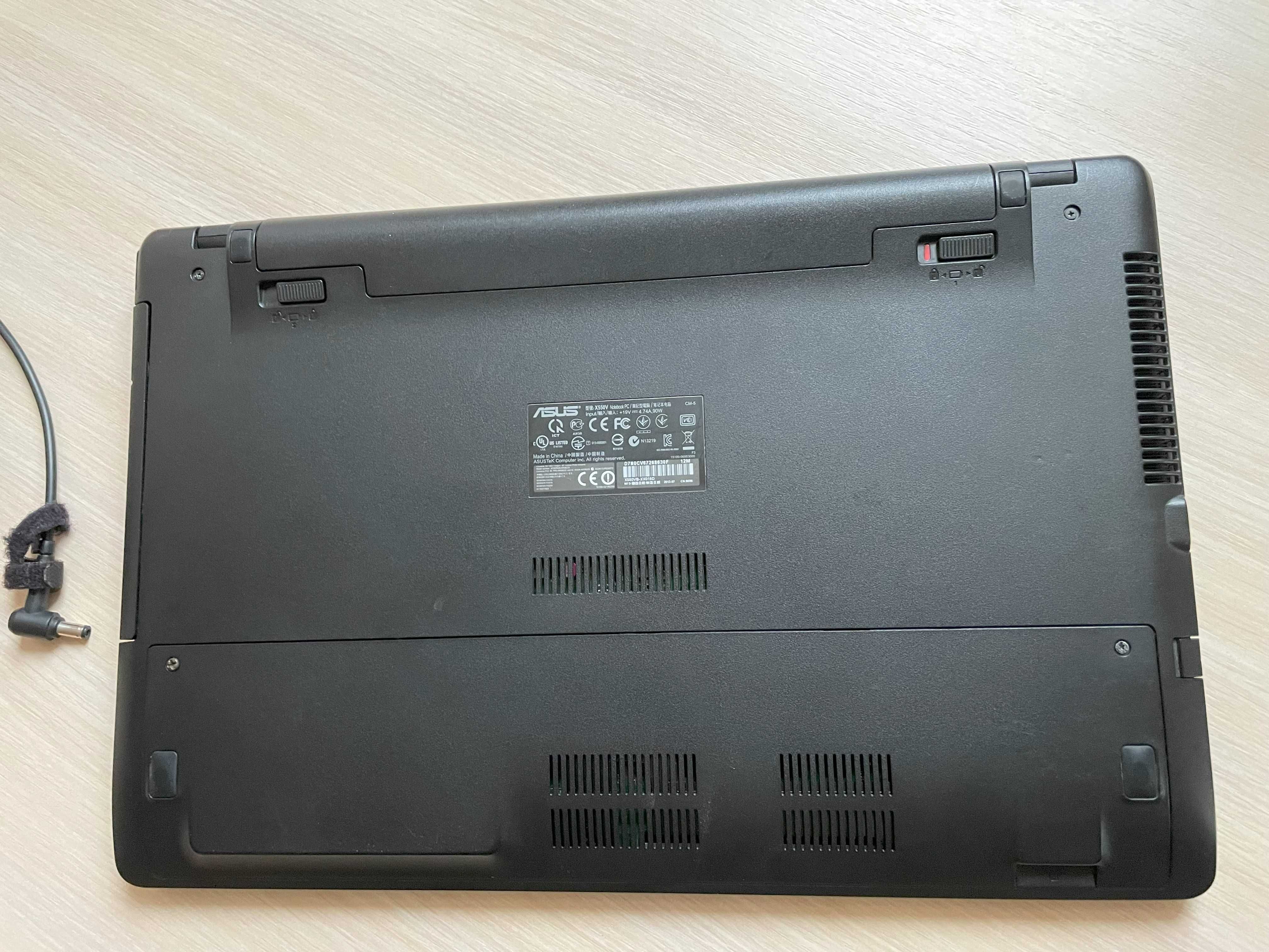 Продам ноутбук ASUS X550V