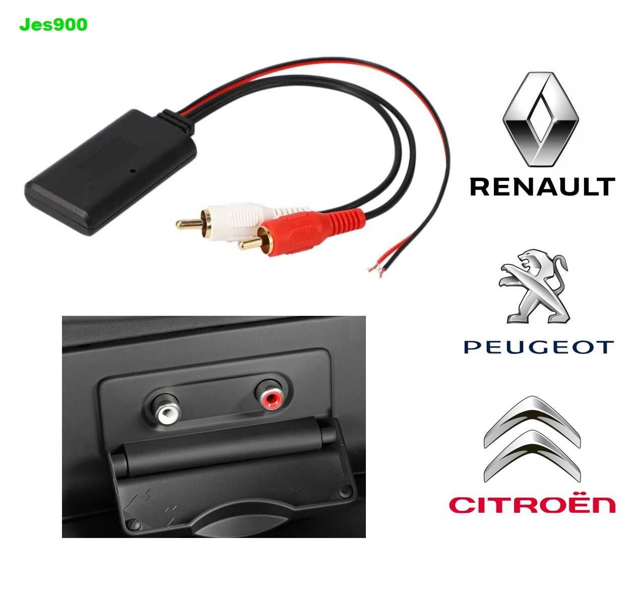 Bluetooth 5.0 Блютуз Рено Renault Сitroen Рeugeot 2 RCA Megan 3 Clio 3