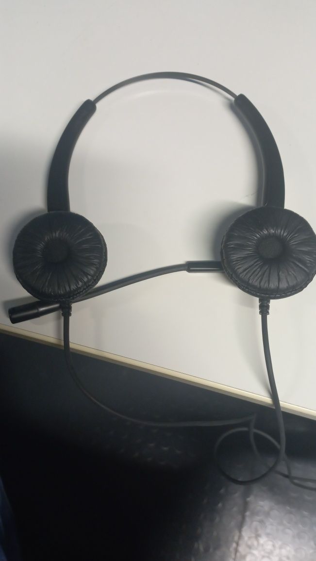 Słuchawki biurowe callcenter z mikrofonem