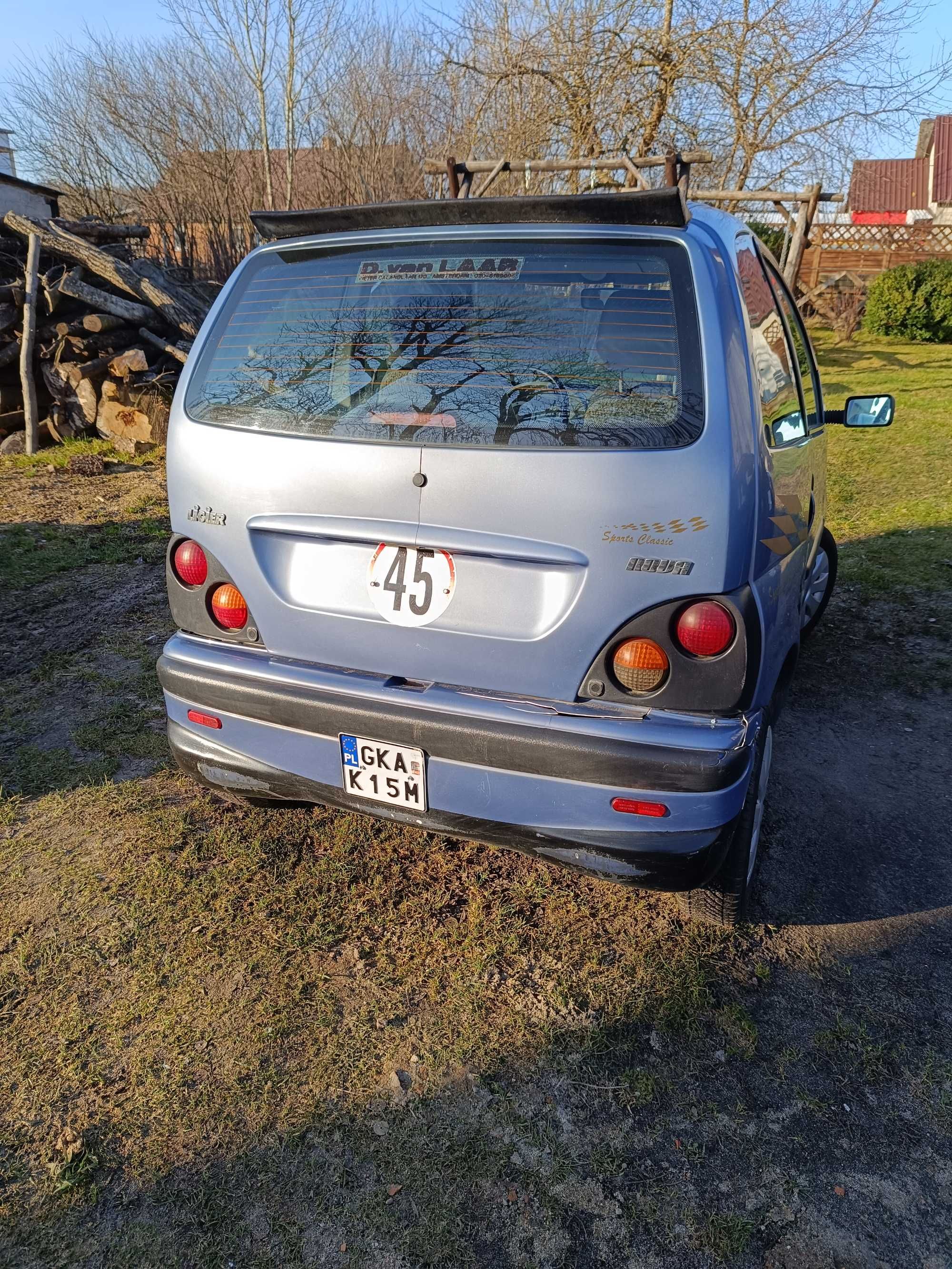 Mini car 45km/h bez prawa jazdy
