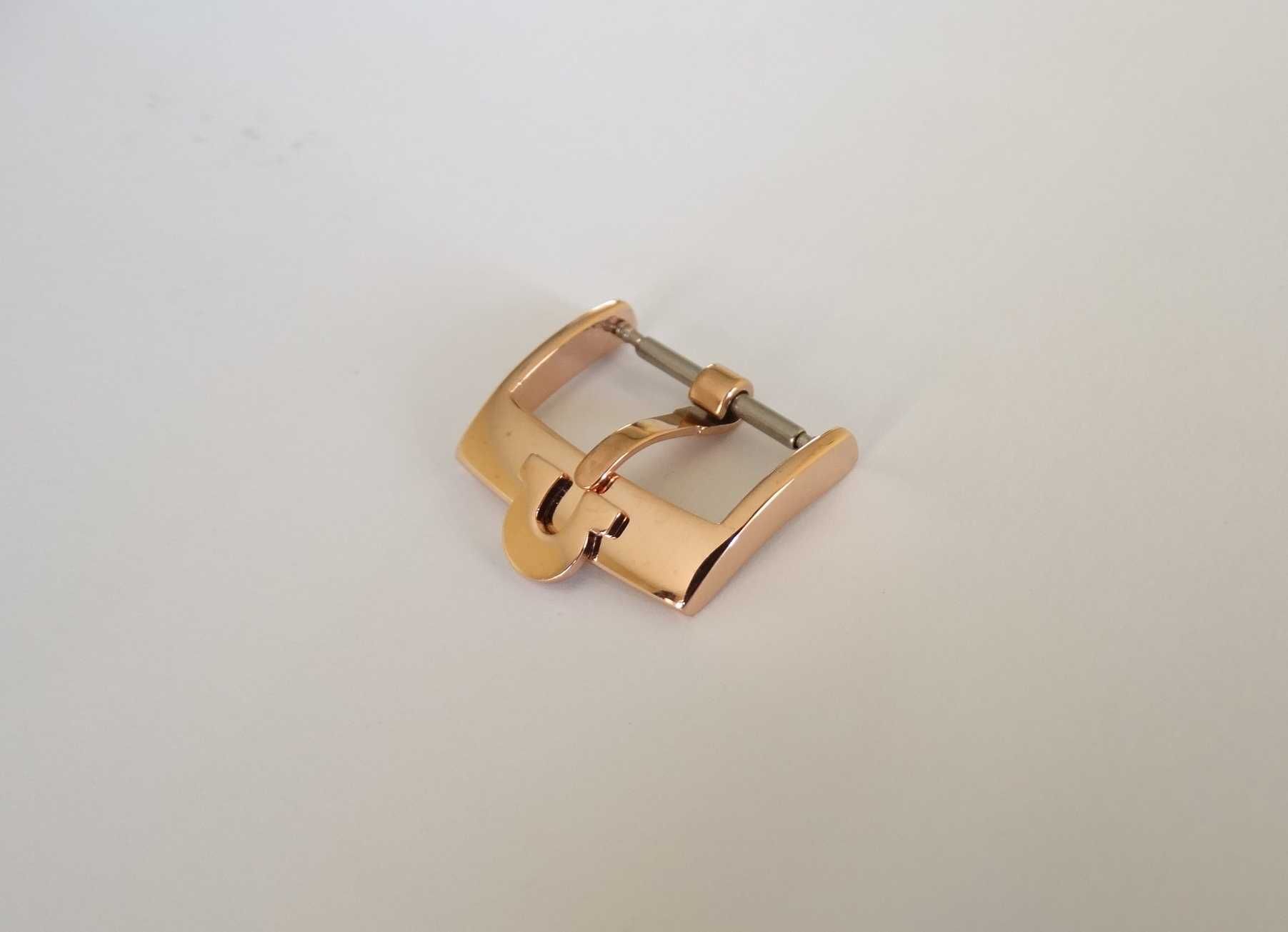 Klamra sprzączka zegarka Omega 16mm 18mm 20mm srebrna złota zapięcie