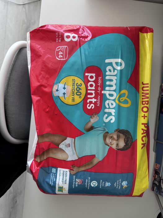 Pampers, трусики 8 (44 шт)