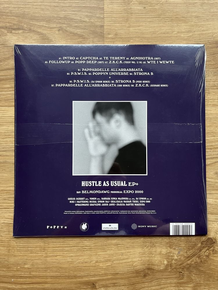 Nowy w folii vinyl Belmondawg Hustle as usual H.A.U. Green Fluo 86/100