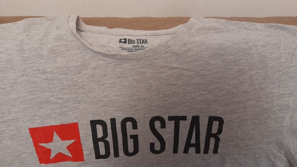 T-shirt Big Star, szary, XL