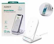 Bezprzewodowa stacja ładująca 2w1 Aukey Aircore, iPhone, AirPods, inne