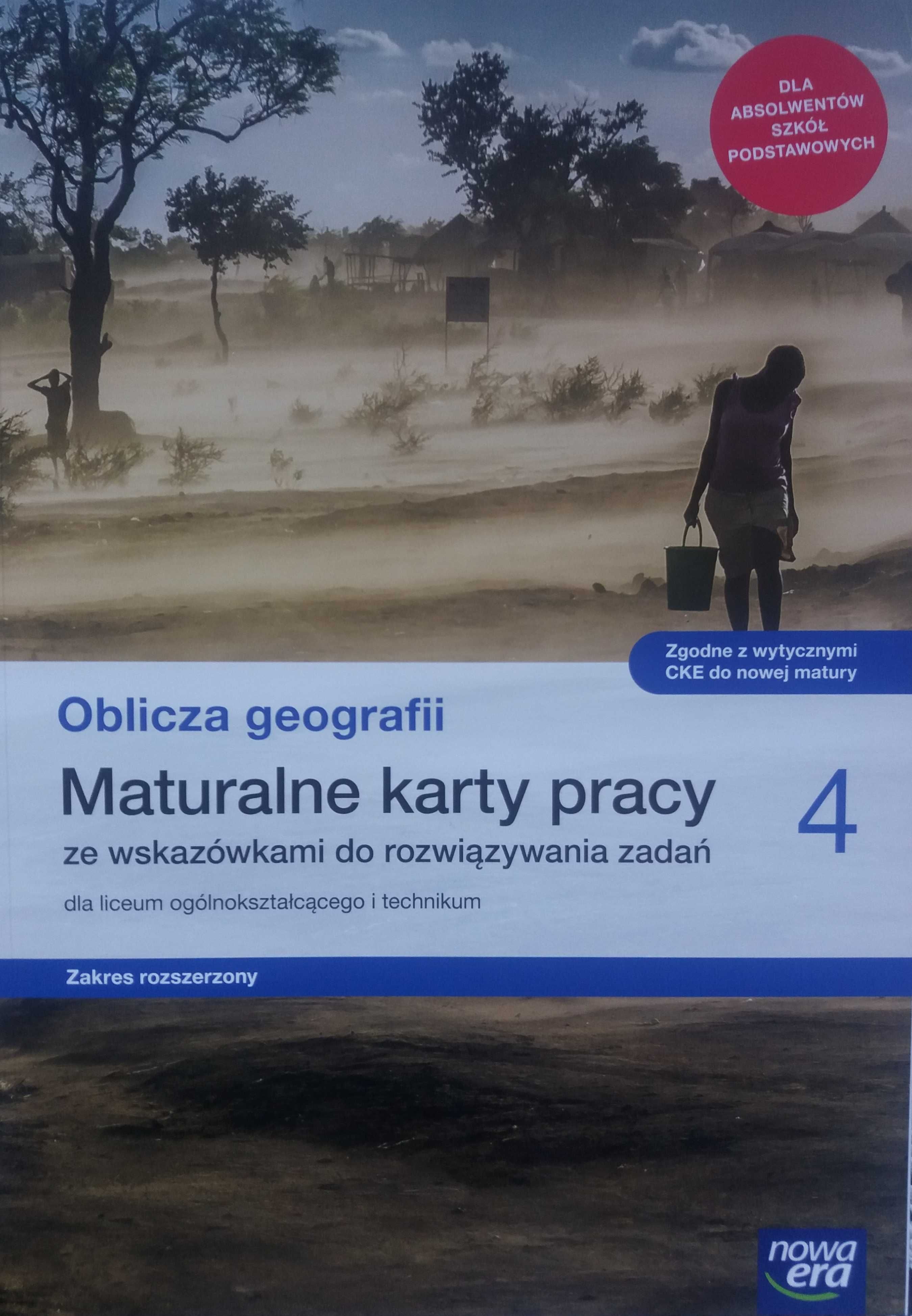 Geografia 4 LO Oblicza geografii. Maturalne karty pracy ZR Nowa Era