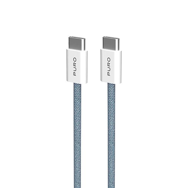 Kabel Puro Fabrik 60W USB-C - USB-C 1,5m - niebieski