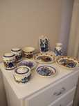 Zestaw ręcznie malowanej porcelany Włocławek