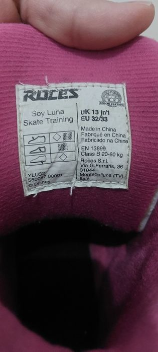 Patins 32/33 para menina