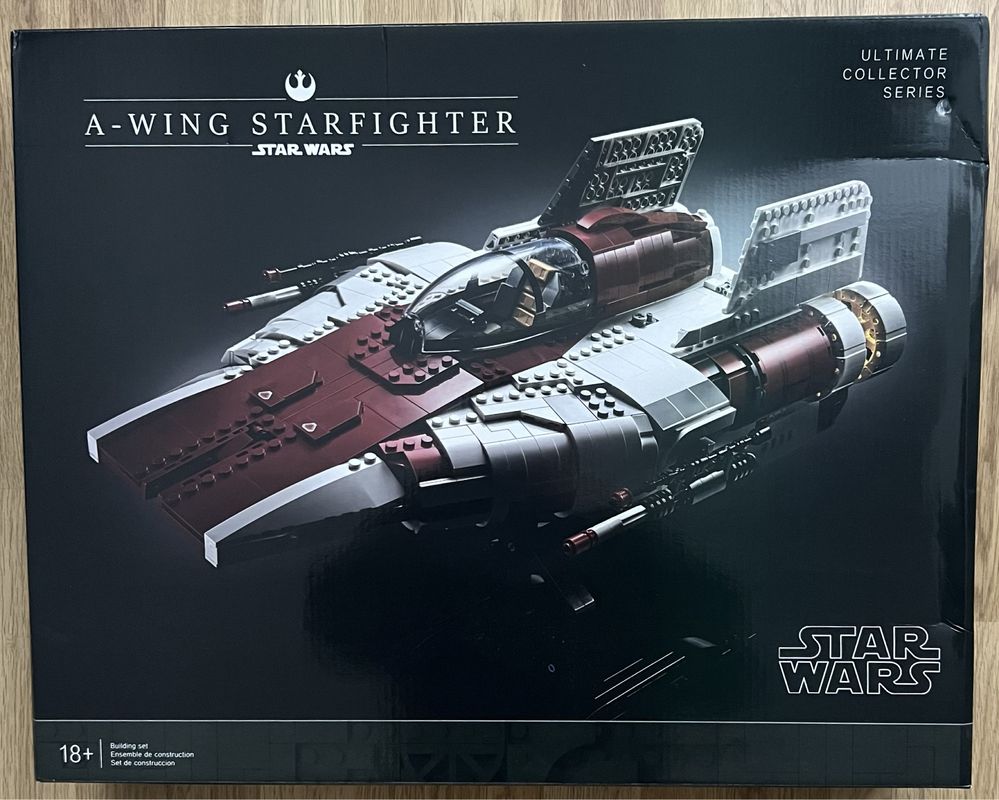 Конструктор Lego Star Wars самолет истребитель,звездные войны корабль