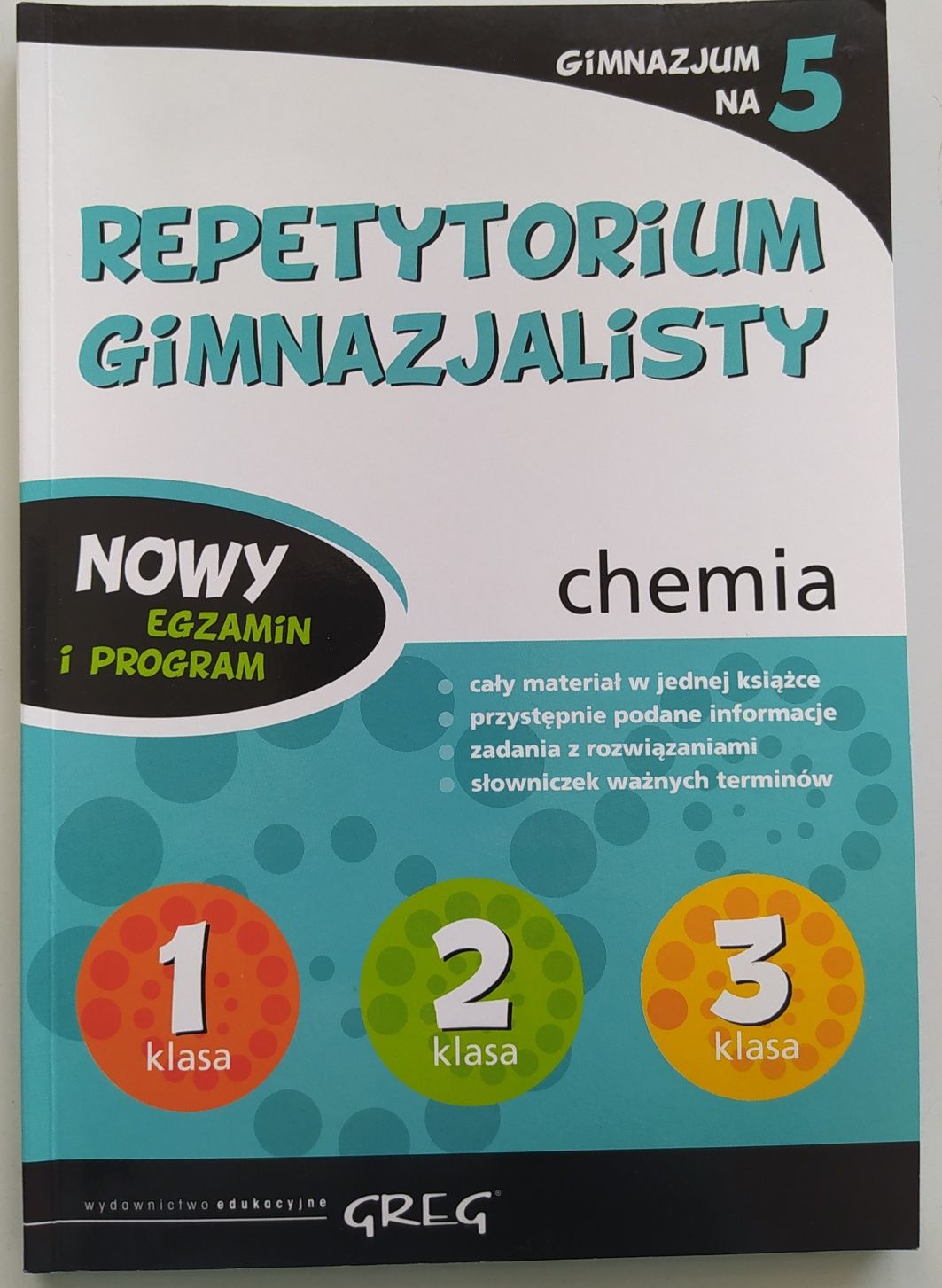 Repetytorium Gimnazjalisty chemia Greg