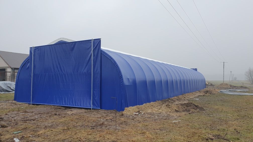 Hala łukowa 9x20x4,5m 180m2 "OD RĘKI" na bele garaż wiata magazyn nami