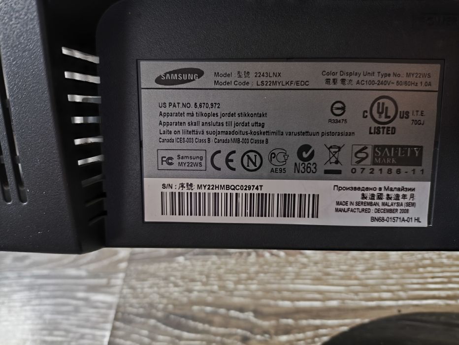 Monitor Samsung 22 całe