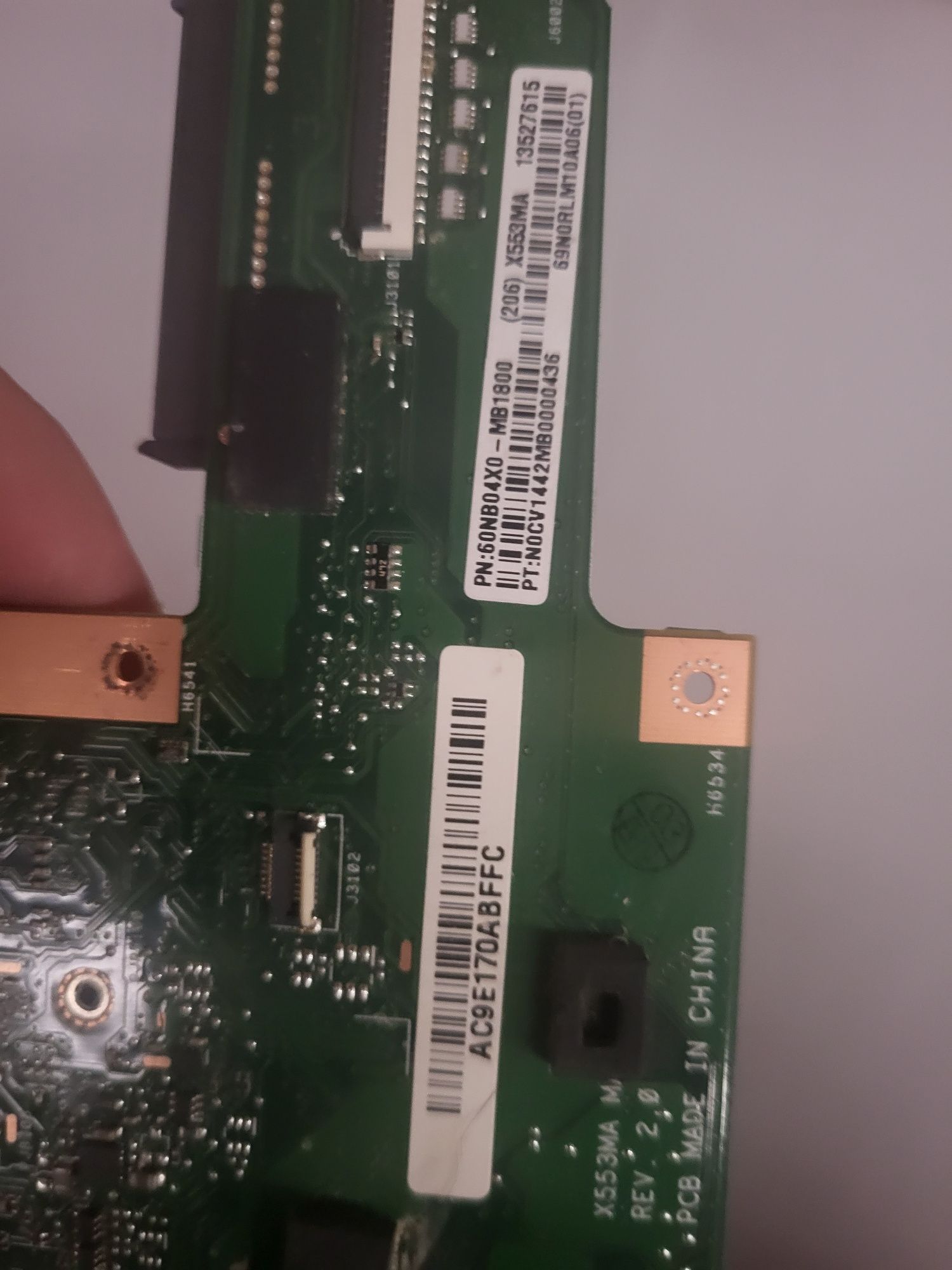 Sprzedam Płytę główna z procesorem do laptopa Asus F553M.