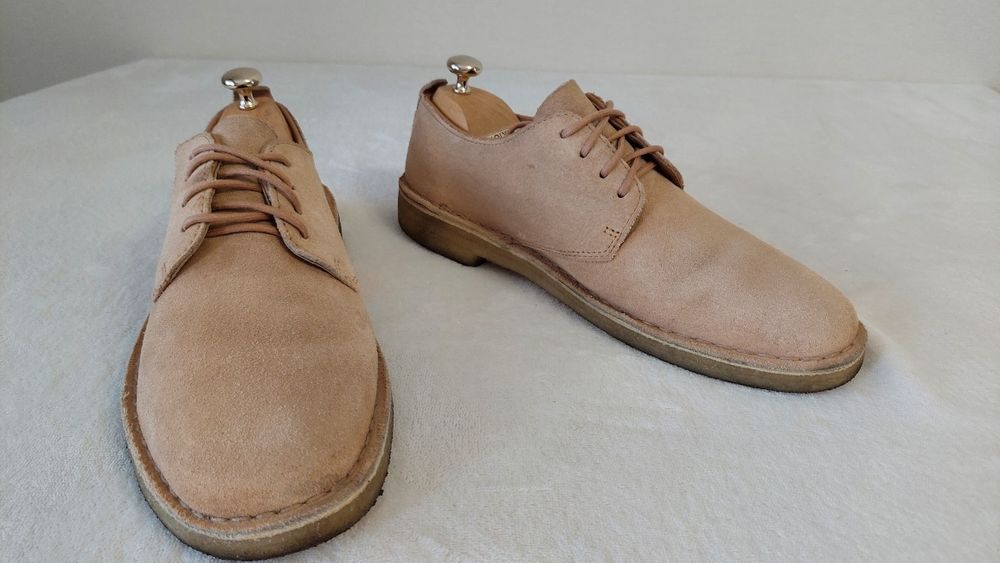 Замшевые Clarks Desert London(туфли,ботинки,кроссовки)