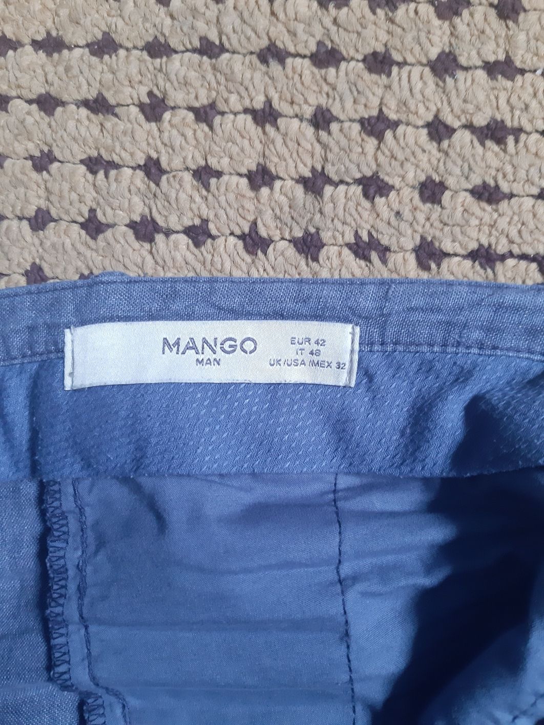 Calcoes de linho MANGO