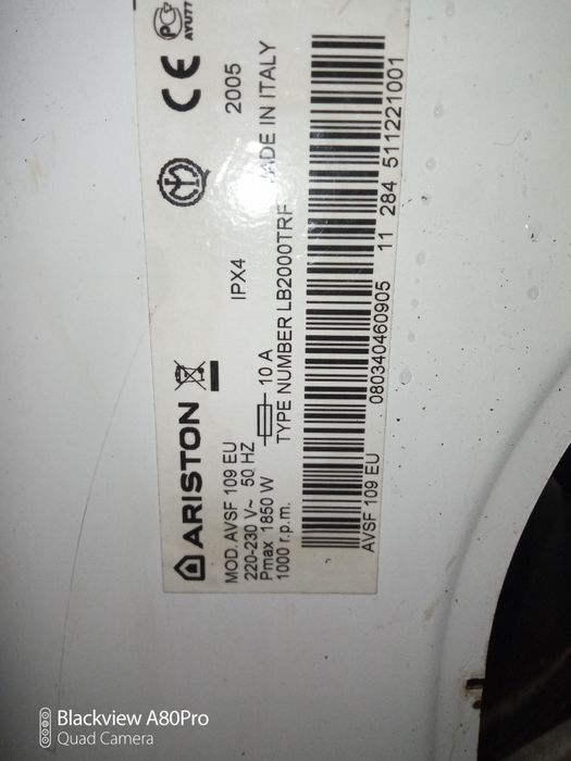 Ariston АVSF109,корпус,помпа,інше