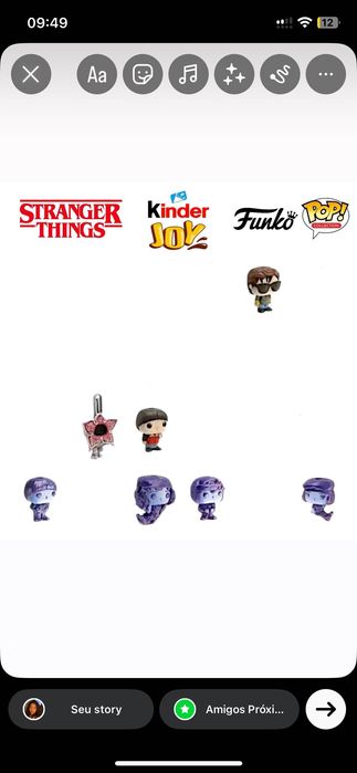 Funko pop Kinder Joy Stranger Things