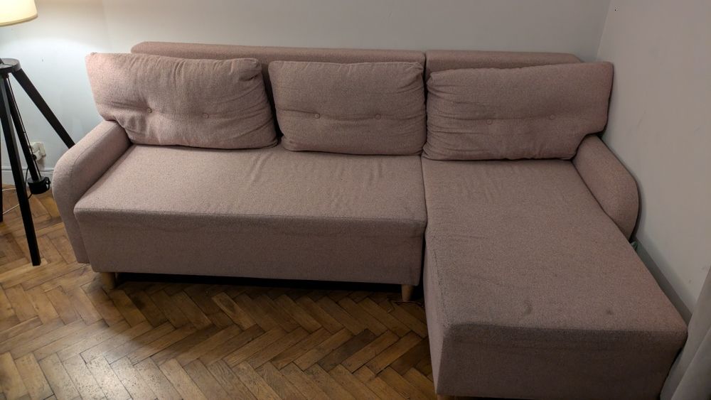 Kanapa narożna z funkcją spania