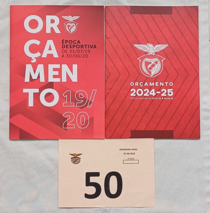 Benfica 3 Peças Excelente Estado