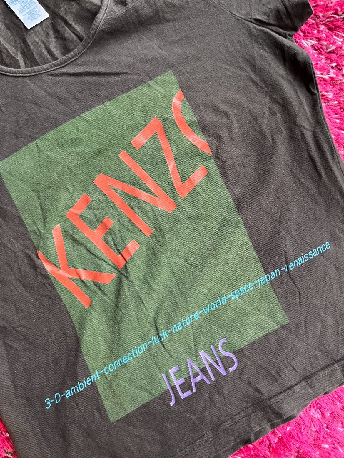 Kenzo jeans koszulka t-shirt crop top