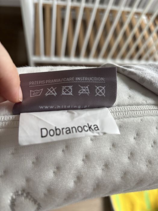KLUPŚ Łóżeczko NEL SERCE +materac Hilding DOBRANOCKA antyalerg+gratisy