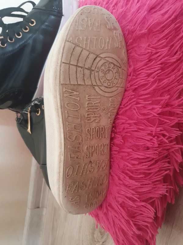 Czarne sneakersy rozmiar 37