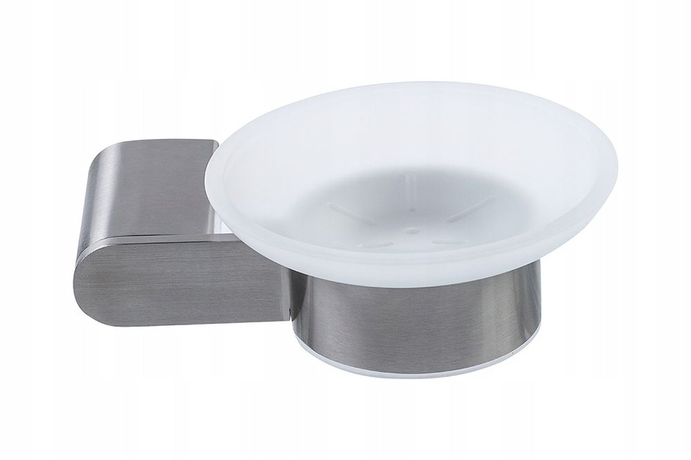 MSA29-607BR Mydelniczka szklana ETNA kol. stal szczotkowana