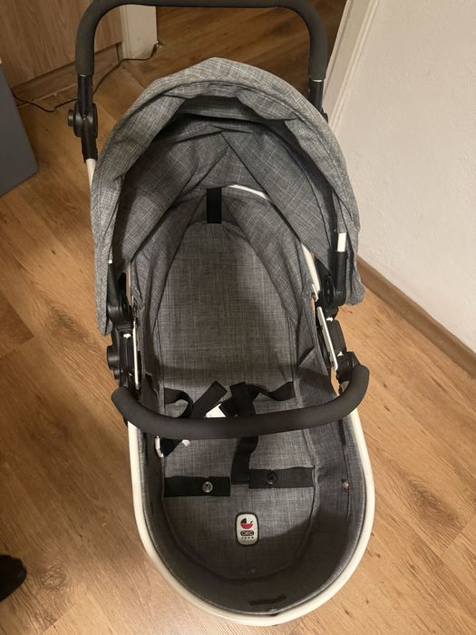 Wózek dla lalki z nosidełkiem