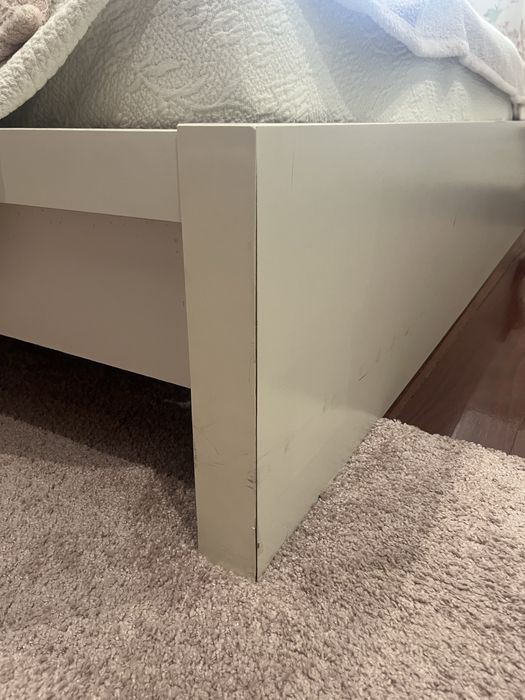 Ikea Cama Malm Branco 140x200